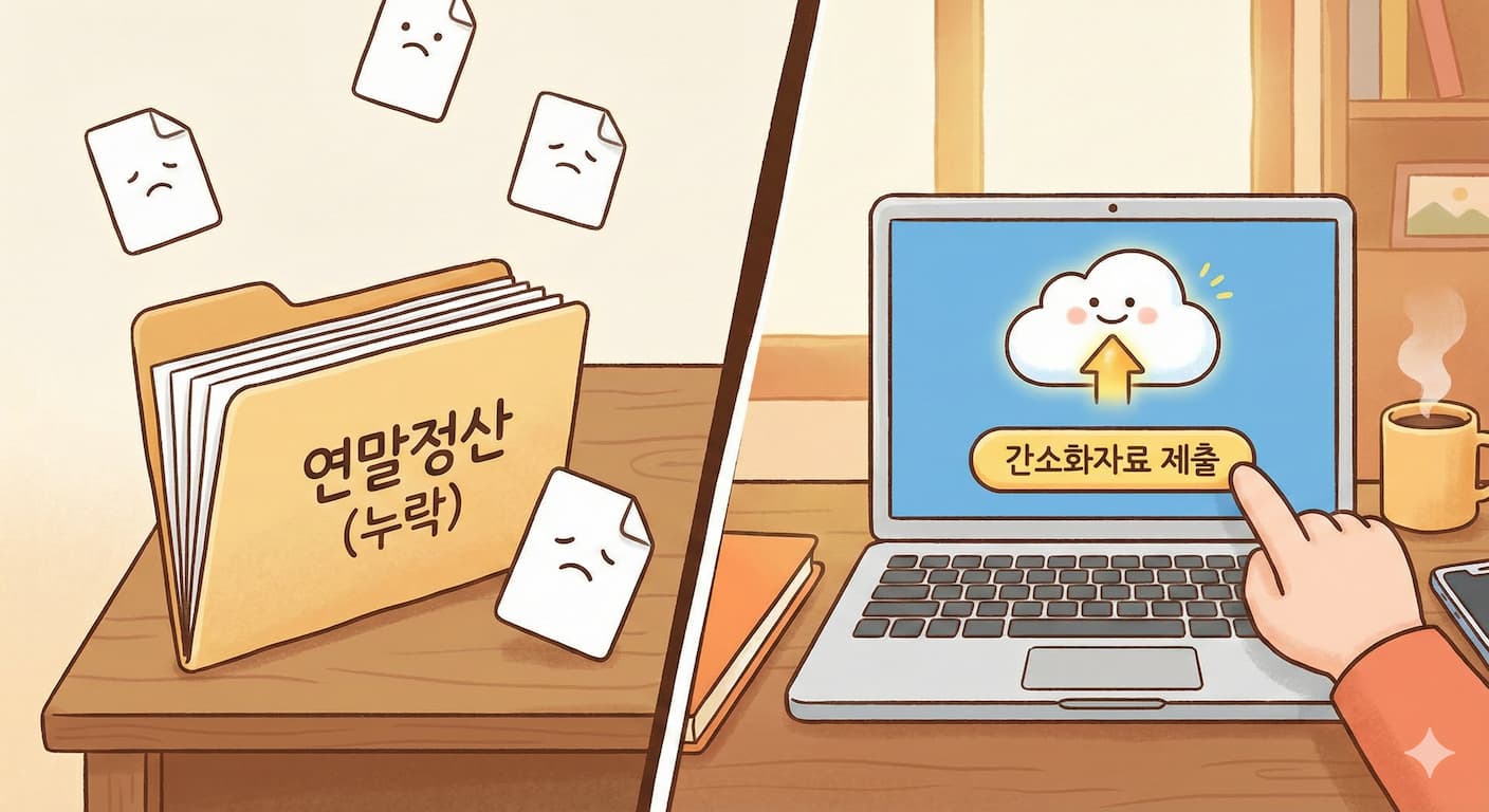 간소화 자료 누락 수동 제출 체크리스트(의료비·교육비·기부금·월세)