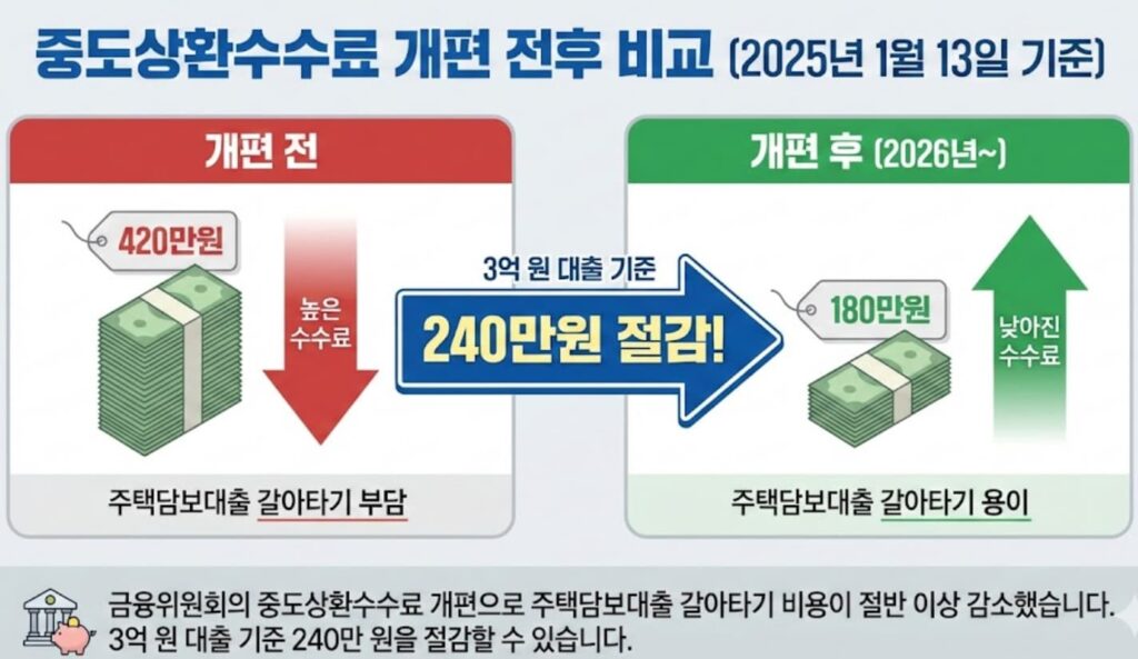 주택담보대출 갈아타기 설명
